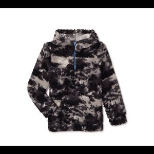 Off Campus Boys Sherpa Fleece Half Zip Pullover Sweatshirt